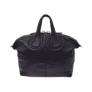 Givenchy Nightingale black leather handbag strap